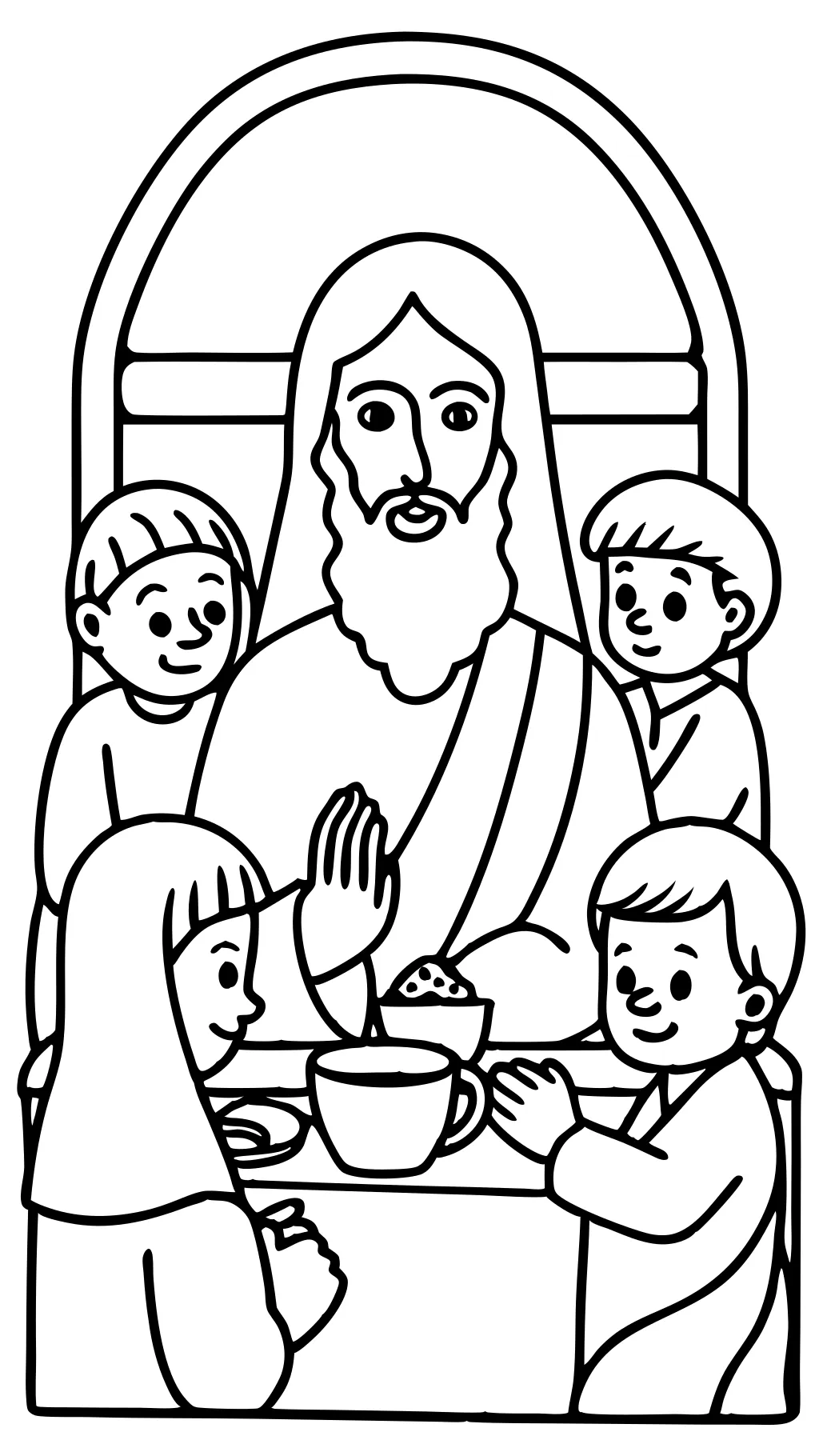 jesus coloring pages printable